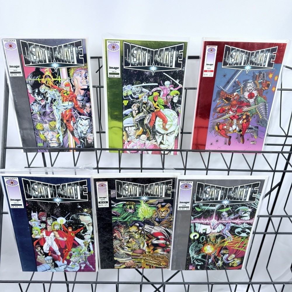 Deathmate Red Blue Yellow Black Epilogue Prologue Lot Key 1st Gen 13 Fairchild
